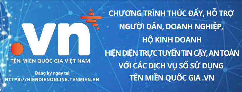 “Chương trình hiện diện trực tuyến với tên miền quốc gia .vn”